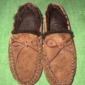 L.L. Bean Men's Brown Suede Moccasins